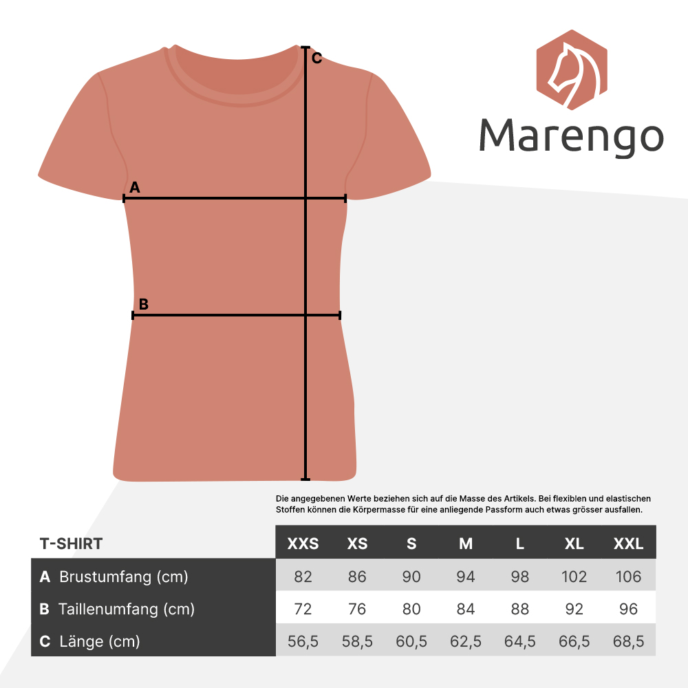 Grössentabelle Marengo T-Shirts