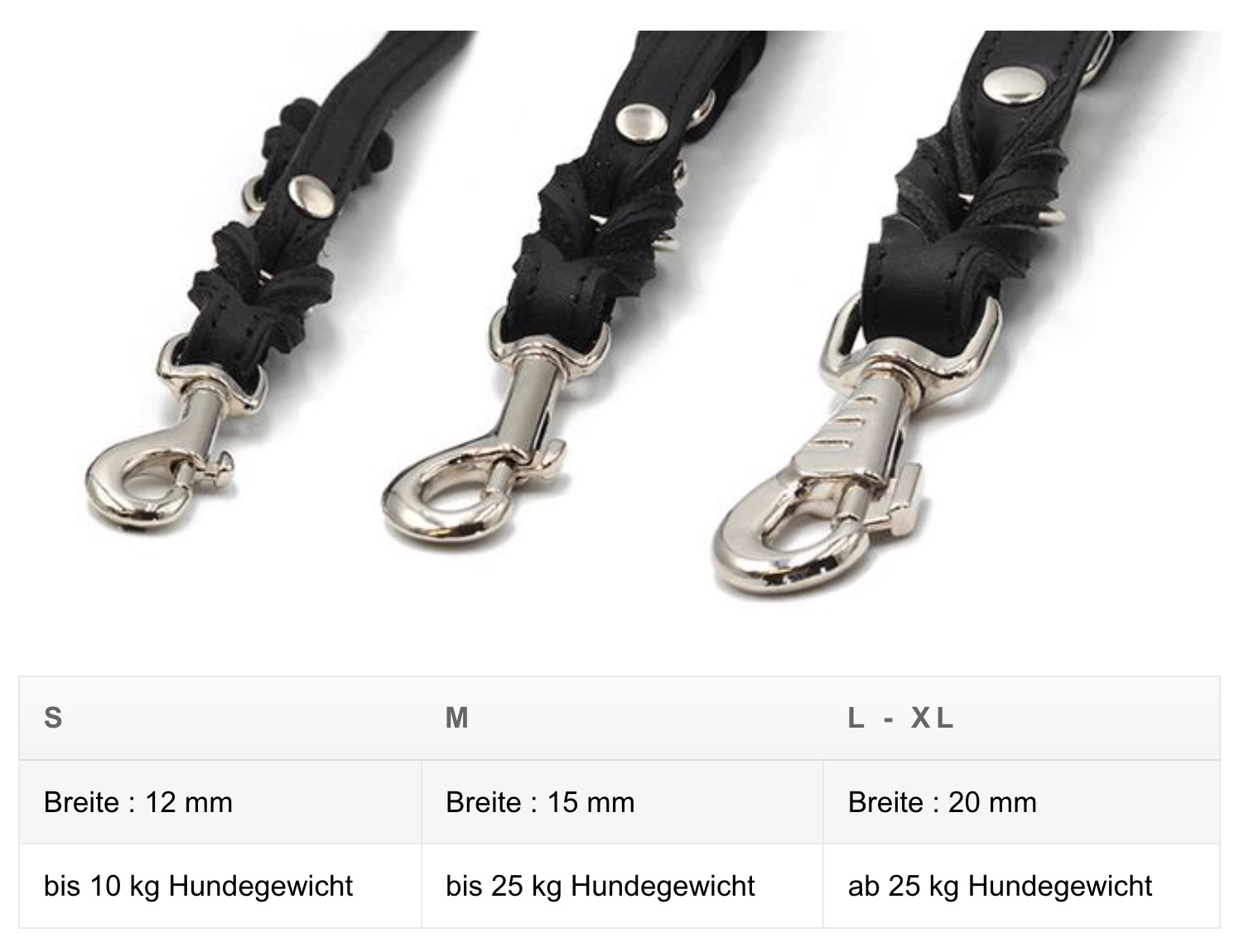 Maul Lederwaren_Lederleine Klassik Premium 3m gold