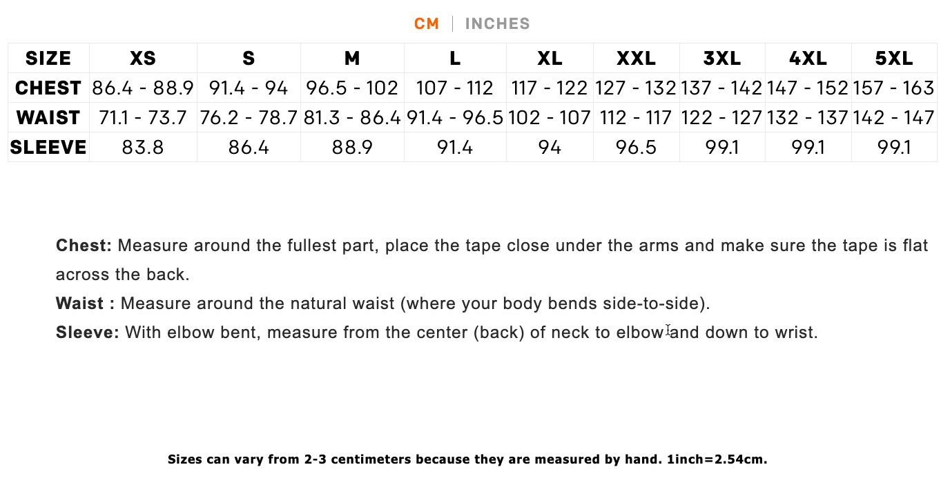 Grössentabelle_Grundéns_Transmit X Jacket